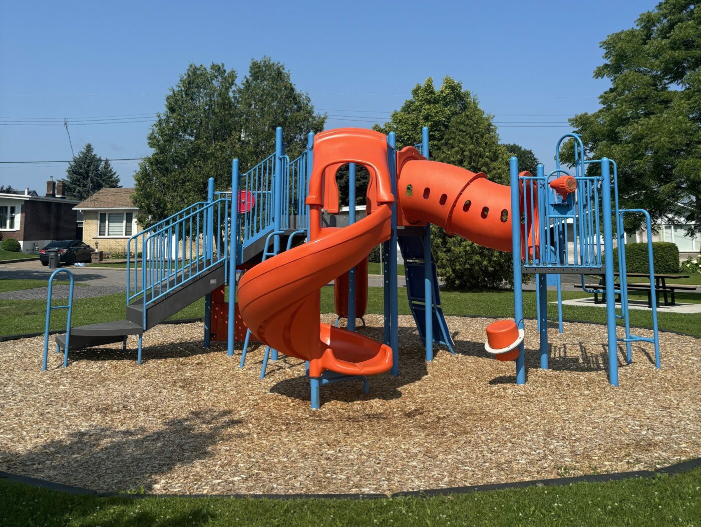 Photo of a park playground