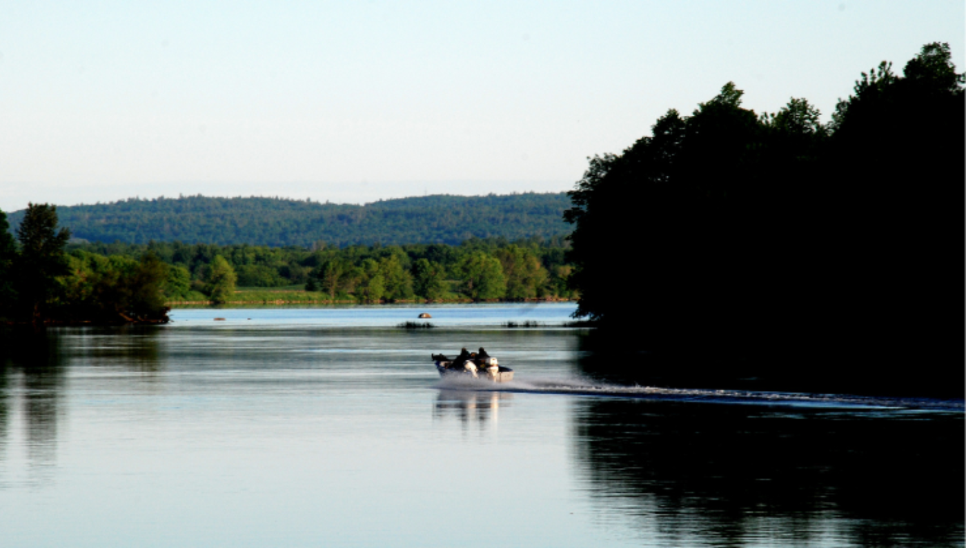 Photo of a boat on a river